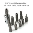 thumbnail image 4 of Juego de brocas E-Torx de 34 piezas, juego de brocas E-torx de 3/8 `` 5/16 Abanopi Enchufe, 4 of 6