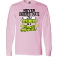 thumbnail image 3 of Inktastic Never Underestimate the Strength of a Cancer Survivor Non Hodgkins Lymphoma Long Sleeve T-Shirt, 3 of 5