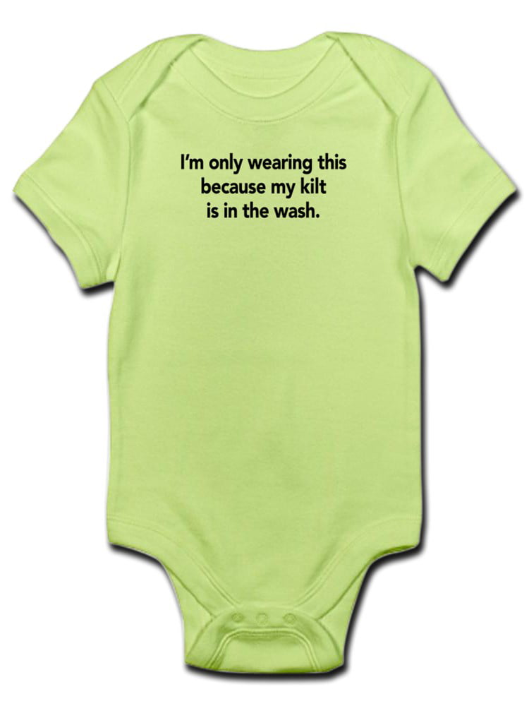 Cute Infant Bodysuit Baby Romper CafePress Kilt