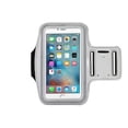 thumbnail image 1 of Waterproof Phone Arm Strap Cover for Phones Under 6.2" Adjustable Shoulder Strap and Key Pocket （White）, 1 of 3