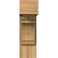 thumbnail image 2 of Ekena Millwork 8"W x 22"D x 26"H Olympic Block Rough Sawn Bracket w/ Offset Brace, Western Red Cedar, 2 of 25
