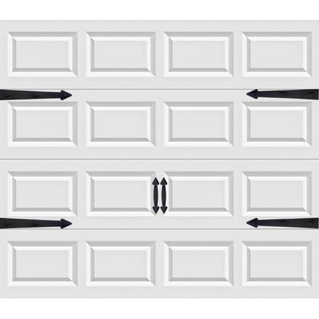 

Magnetic Garage Door Accents Decorative Carriage 4 Hinges 2 Handles Hardware Set