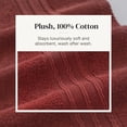 thumbnail image 2 of Modern Threads Ophelia 6-Piece Cotton Adult Bath Towel Set, Clay, 2 of 7