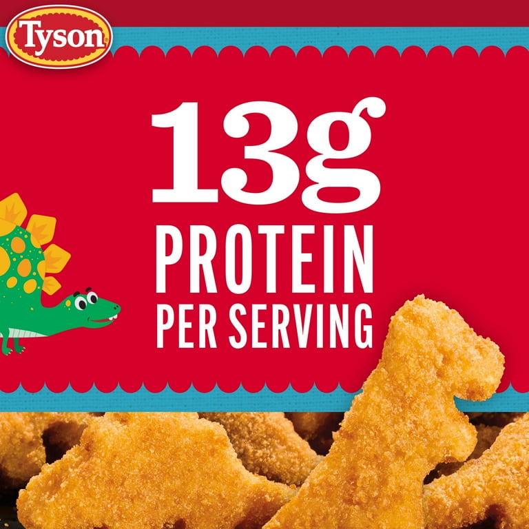 Tyson Fully Cooked Fun Chicken Nuggets, 1.81 lb Bag (Frozen)