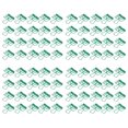 thumbnail image 2 of Binder Clips, Paper Clamps Gift Multi Use Hollow Tail Clips  For School Blue,Green,Rose Gold, 2 of 8