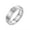 Silver, variant on Tungsten Steel Cross Rings for Men Women 6mm Black Silver Gold Plated Cool Simple Fiber Dainty Statement Unique Statement Jewelry Silver Size 8