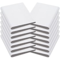 Triani 14Pcs Door Frame Seal Corner Self-Adhesive Door Corner Seals Weather Protection Foam Weatherstripping Pads for Isolation of Noise(White)