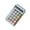 B, variant on Sktrjpolfis Gold Macaron Round Button 10 Digit LCD Portable Pocket Calculator for Student Office Use