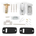 thumbnail image 4 of Aiqidi Mechanical Password Door Lock Full Set Keyless Knob Keypad Digital Code Combination Lock Kit Silver, 4 of 10