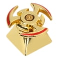 thumbnail image 4 of Teclas giratorias con parte superior de metal giratoria, diseño ergonómico, teclas personalizadas para teclados mecánicos, color dorado, 4 of 5
