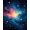 Blue Magenta Pink, Pattern 7, variant on ODIKA 8'x10' Washable Area Rug Durable, Non-Slip Blue Galaxy Nebula Starry Meteorite Deep Astrology Uranus Themed Swirling Vortex Design for Living Room, Under Sectional, Family