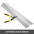 thumbnail image 6 of PEX Heat Transfer Plates, 200-Pack 4ft Aluminum Radiant Heat Distribution Plates for 1/2 inch PEX Piping, Efficient Thermal Conduction Solution for Underfloor Heating Systems, 6 of 7