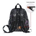 thumbnail image 5 of FORMRS School Backpack with Front Zippered Pocket 12" Student Travel Daypack, Gothic Floral Print, 5 of 6