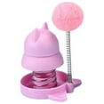 thumbnail image 3 of STARTIST Cat Snack Edible Ball Catnip Wall Ball Portable Rotatable Chewing Cat Wall Treat Pink, 3 of 9