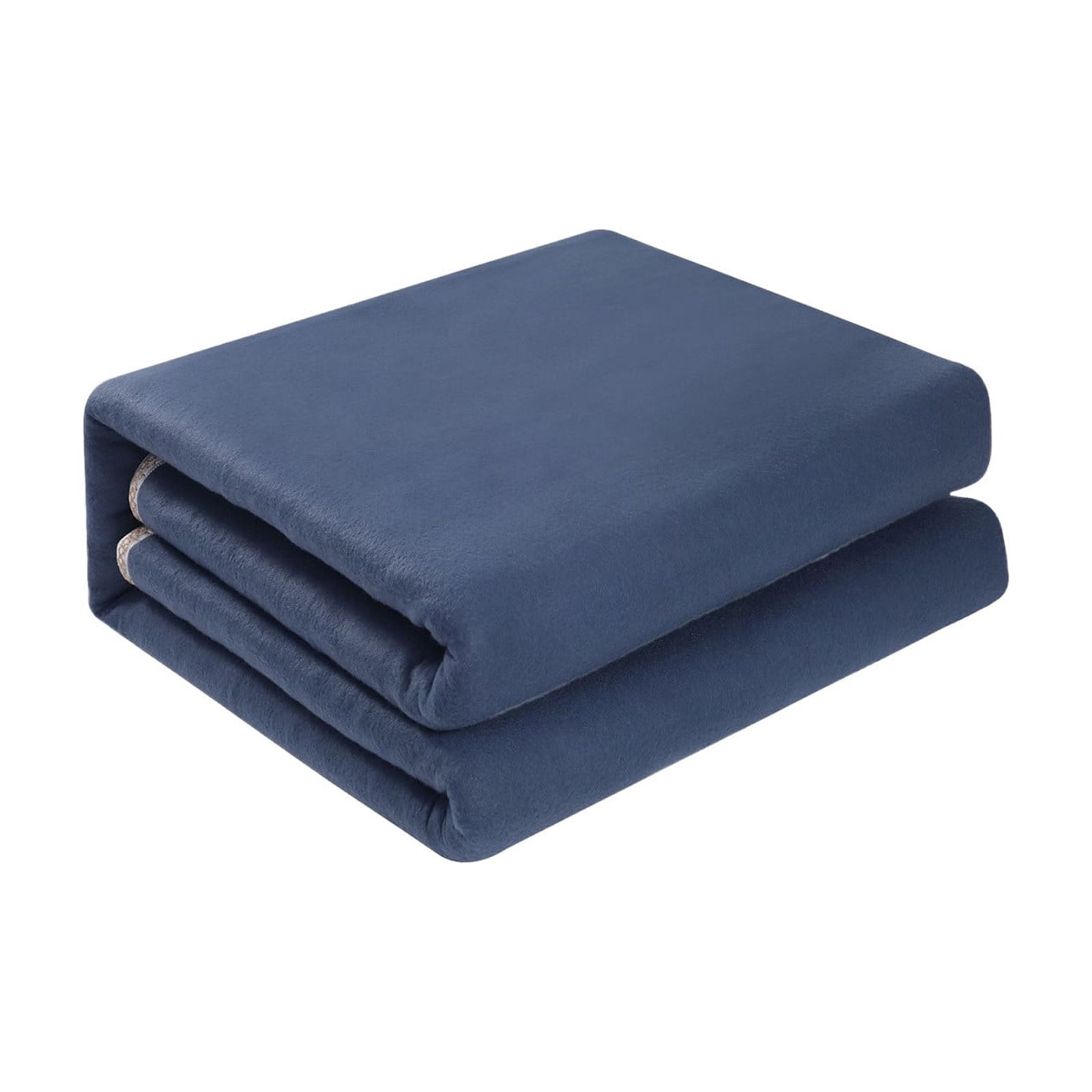Hyknon Heated Blanket Non-Woven Breathable Electric Throw Blanket 59x31.5" Comfortable Blue Heating Blanket for Living Room Office Car