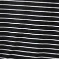 thumbnail image 5 of Xdegoge T-Shirt for Women V Neck Cap Sleeve Casual Loose Fit Striped Print Classic Nautical Style Breathable Cotton Blend Soft Everyday Wear Summer Knit Tops, 5 of 5