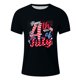 thumbnail image 5 of Tops para hombre, blusas y camisas de cuello redondo y manga corta para hombre, tops casuales de cuello redondo y manga corta con estampados especiales para hombre., 5 of 5