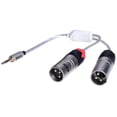 thumbnail image 5 of LyxPro 1/8'' TRS to Dual XLR Male Mic Connector, 3 Feet Y-Microphone Cable, 5 of 5