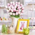 thumbnail image 5 of Flores artificiales KAIYANG 30 piezas tulipanes rosados decoración del hogar, 5 of 5