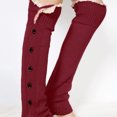 thumbnail image 4 of Leg Warmers Kawaii Leg Warmers Y2K Harajuku Leg Warmers for Girls Women Gyaru Cute Leg Warmers Goth Lolita Accessories,Red, 4 of 5