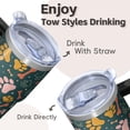 thumbnail image 4 of 20OZ Dog Paw Commute Tumbler with Handle Insulated Stainless Steel Cup Great Dog Lover Gifts Unique Birthday Christmas Presents for Women Men Perfect for Morning Commutes and Road Trips, 4 of 6