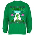thumbnail image 1 of Alien Paix sur Terre Chandail de Noël Laid Chandail Molleton pour Homme, 1 of 1