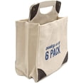 thumbnail image 2 of TMD Retail Working On My 6 Pack Portable Drink Carrier, Holds Six Bottles or Several Cans ,Extra Pockets for Storage, Portable, Lightweight, Expandable, Foldable, Good for Sporting Events, Funny Gift, 2 of 2