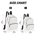 thumbnail image 3 of JIALIOU Mini Backpack Purse for Women Quilted Casual Daypack Small Travel Shoulder Bag, White, 3 of 7