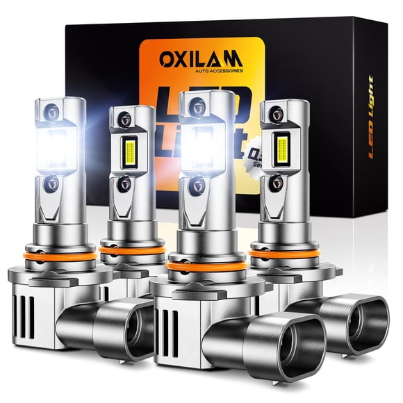 Bombilla LED OXILAM 9005 9006 Combo 90000LM 60 W 6000 K 4 unidades
