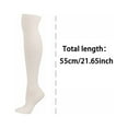 thumbnail image 3 of Diufon Women's Knit Thigh High Boot Socks Fall Winter Over the Knee Long Leg Socks Comfy Solid Color Stockings, 3 of 3