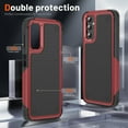 thumbnail image 4 of Designed for Samsung Galaxy A14 5G Case 2 in 1 Gift Militay Grade Drop Protective Rugged Heavy Duty Cover Shockproof Case for Galaxy A14 5G Phone Case for Women Men boy Girl (Red+Black), 4 of 16