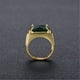 thumbnail image 3 of Anillos para Mujer, Regalos para Mujer Anillo Cuadrado Chapado en Oro para Hombre Abrir el Anillo, 3 of 5