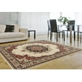 thumbnail image 3 of Tayse Sensation Area Rug 4702 Ivory Medallion Border 8' 9" x 12' 3" Rectangle, 3 of 3
