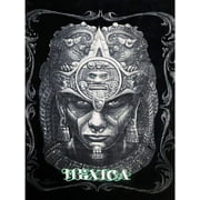 DGA Day of The Dead Aztec Eagle Warrior Sun Calendar Extra Thick Soft Queen Size Blanket - Mexica