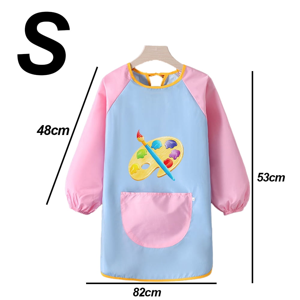 XPEX - Tablier De Peinture Enfant - Avec Manchettes - Imperméable - Taille 5-11 Ans - DIY Artistique
