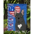 thumbnail image 3 of Black French Bulldog USA American Flag Garden Size, 3 of 5