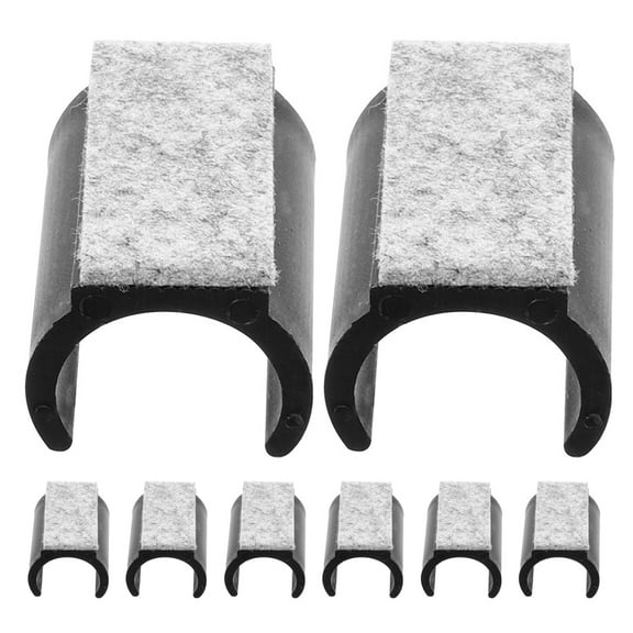 Masteelf Hemoton 8Pcs Chair Leg Pads Felt Floor Protectors U Shaped Cushions Glides Furniture Foot Pads