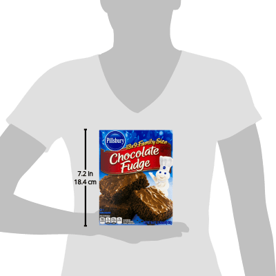 Pillsbury Chocolate Fudge Brownie Mix, 18.4 oz