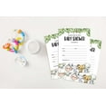 thumbnail image 4 of Inkdotpot 30 Fill In StyleBaby Shower Invitation Cards Safari Jungle Animals Blank Invites, 4 of 7