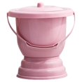 thumbnail image 1 of STARTIST Handheld Spittoon with Lid Household Generic Plastics Long-Lasting Chamber Pot 28x27cm Pink, 1 of 7