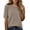 Z26 Khaki, variant on Landzoo Women'S Shirts Solid Color Short Sleeve Crew Neck T-Shirt Summer Loose Fit Women Tops Size L Beige