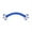 Blue, variant on Eyebrow Ring Cubic Zirconia Wear-resistant Steel Body Piercing Jewelry Barbell for Women Golden
