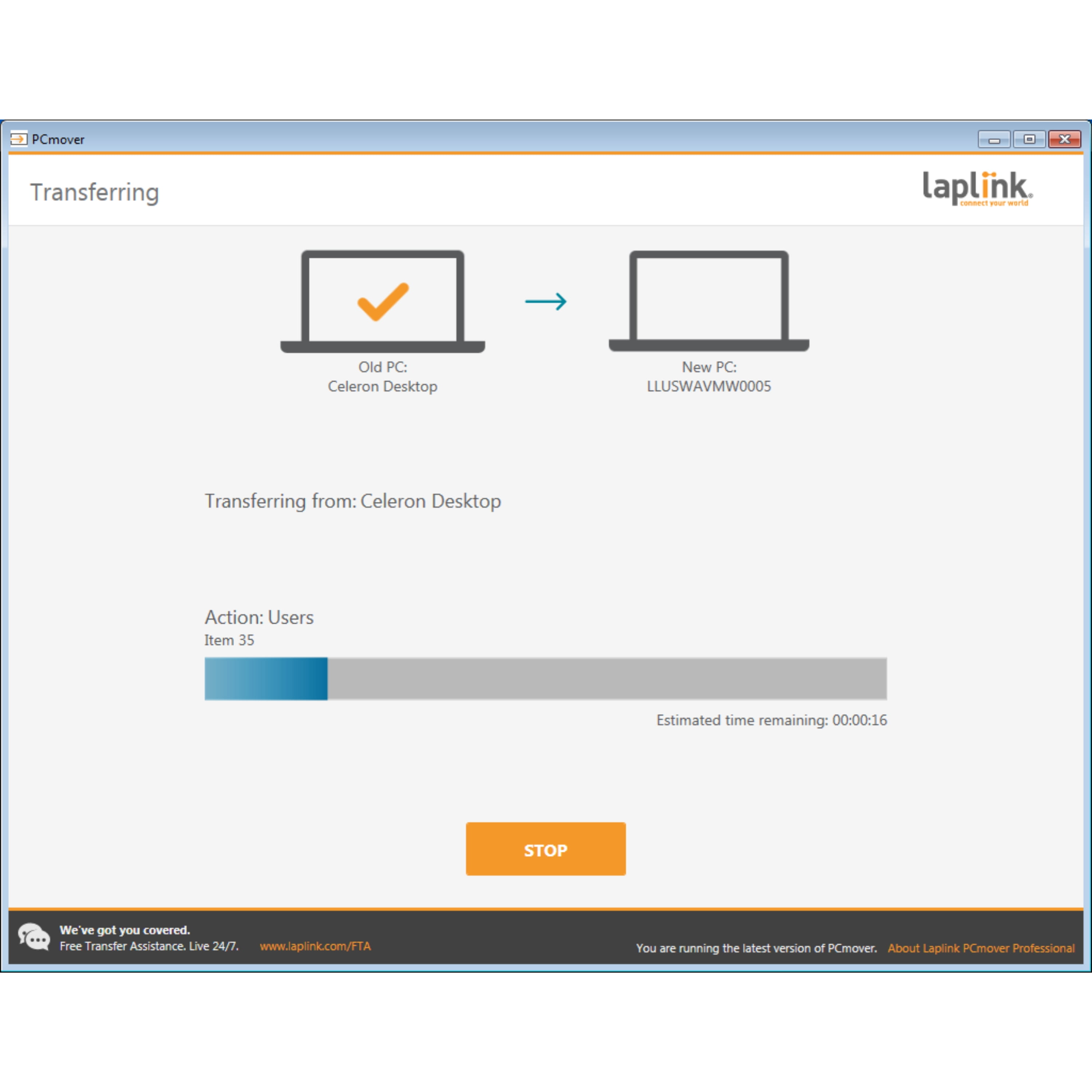 Laplink PCmover Professional 11 - 2 Use [Digital Download]