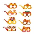 thumbnail image 2 of Gafas de marco para fotos de año Nuevo chino perfecl accesorios para fotos Gafas de animales Gafas de sol de papel para fiestas, 2 of 8