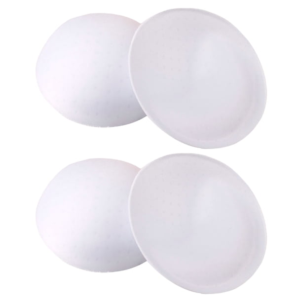 2 pares de almohadils de de esponja inserciones de pecho Push Up redondo acolchado traje de baño Bikinis mujeres accesorios íntimos Baoblaze potenciadores de senos