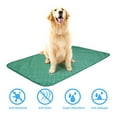 thumbnail image 4 of Natural Bamboo Fiber Premium Waterproof Pet Pad And Bed Mat For Dog Reusable Washable Dog PetLeak Proof Pee Pads For Dog Green M, 4 of 14
