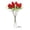 Red, variant on Weloille Simulation Rose Flower Bud Bouquet, 6 Pieces, Realistic Appearance, Decorative Floral Arrangement for Home, Wedding, Party Decor
