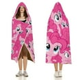thumbnail image 3 of My Lit-tle Pony Hooded Blanket, Wearable Blanket Hoodie Cozy Soft Warm Hooded Flannel Blanket for Women Men Boys Girls, 3 of 7