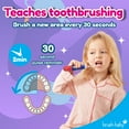 thumbnail image 5 of Brush Baby KidzSonic® Rocket Kids Electric Toothbrush for 3+ Years - Soft Bristles, Disco Lights, Gentle Vibration and Smart Timer – Includes 2 Brush Heads and 1 Battery., 5 of 11