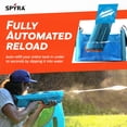 thumbnail image 4 of SPYRA Electric Water Blaster, Outdoor Squirt Gun for Pool Games, SpyraFour, Blue, 4 of 9